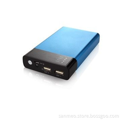 High Actual Volume Dual USB Portable Power Bank, 11,000mAh, High Transfer Efficiency